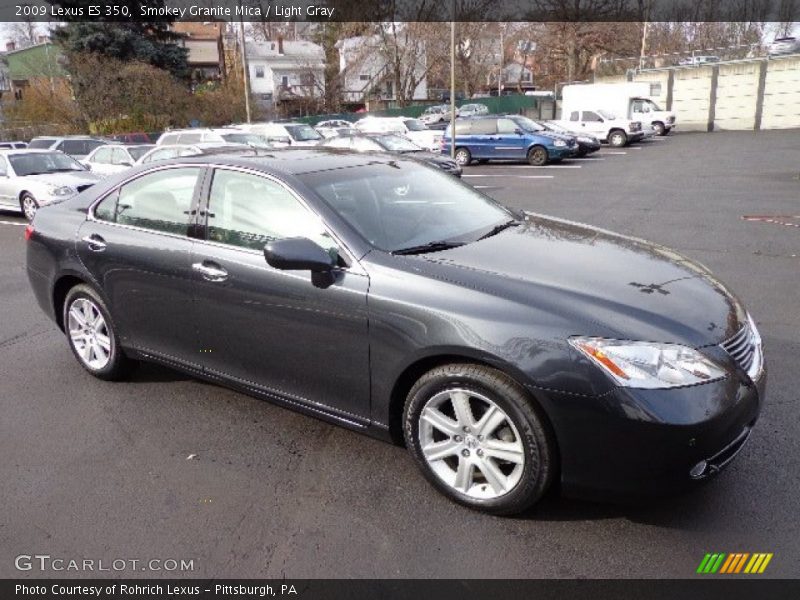 Smokey Granite Mica / Light Gray 2009 Lexus ES 350