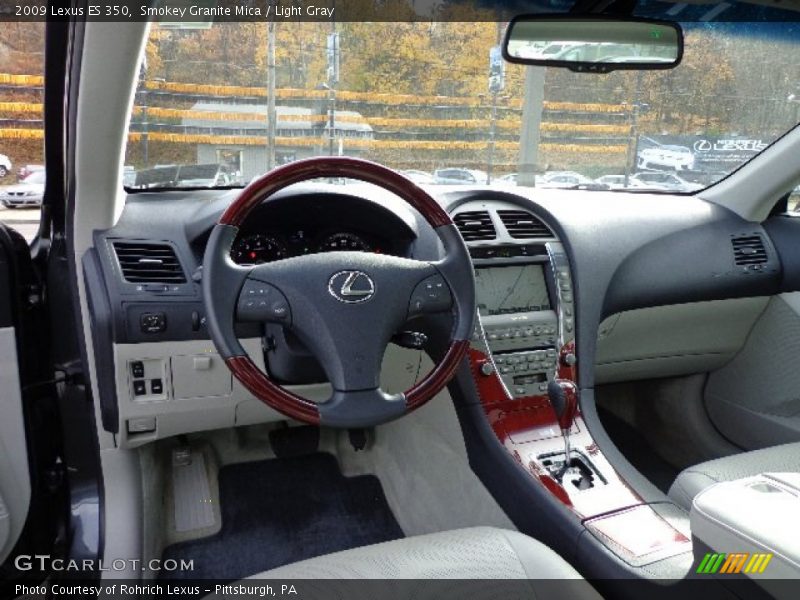 Smokey Granite Mica / Light Gray 2009 Lexus ES 350