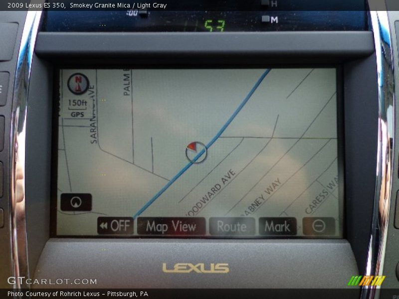 Smokey Granite Mica / Light Gray 2009 Lexus ES 350