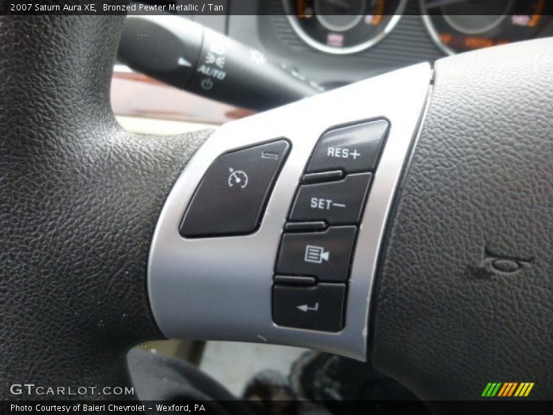 Bronzed Pewter Metallic / Tan 2007 Saturn Aura XE