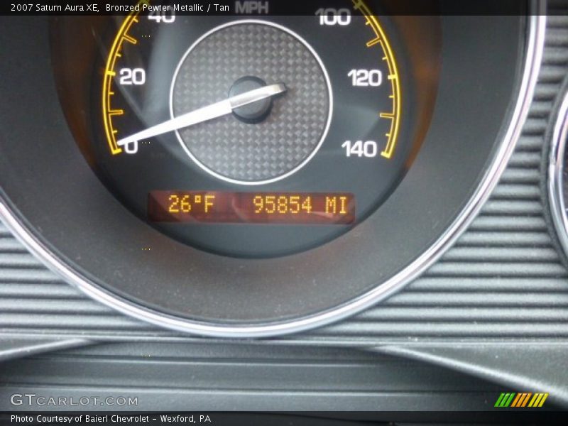 Bronzed Pewter Metallic / Tan 2007 Saturn Aura XE