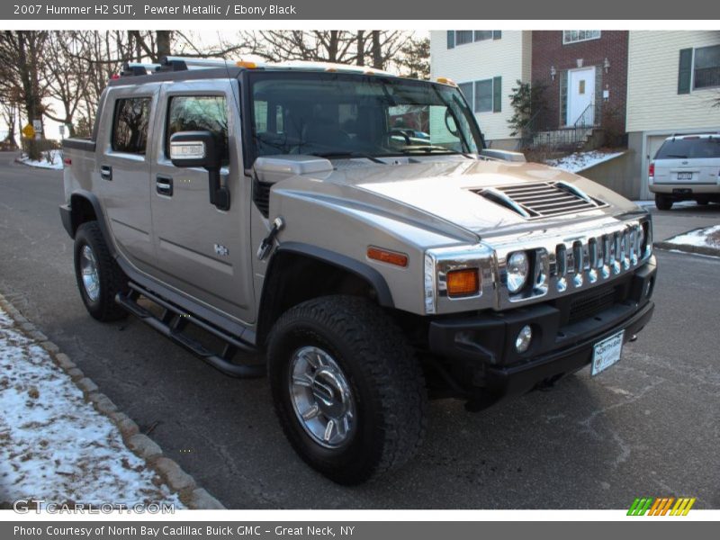Pewter Metallic / Ebony Black 2007 Hummer H2 SUT