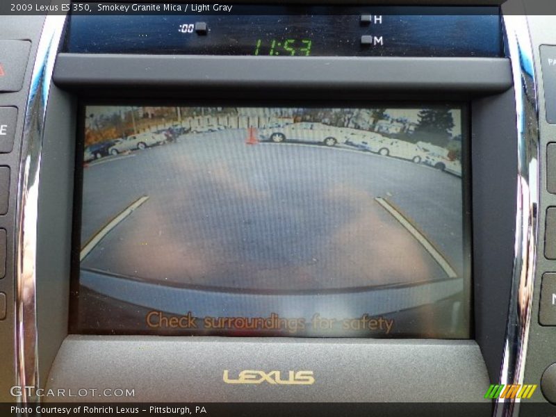 Smokey Granite Mica / Light Gray 2009 Lexus ES 350