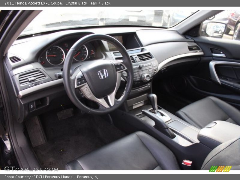 Black Interior - 2011 Accord EX-L Coupe 