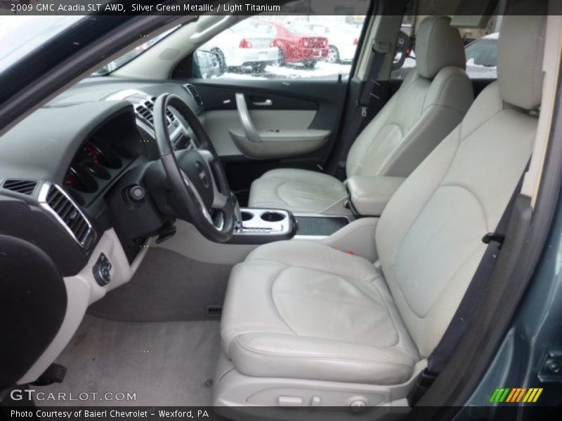 Front Seat of 2009 Acadia SLT AWD