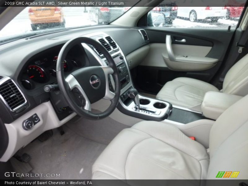 Light Titanium Interior - 2009 Acadia SLT AWD 