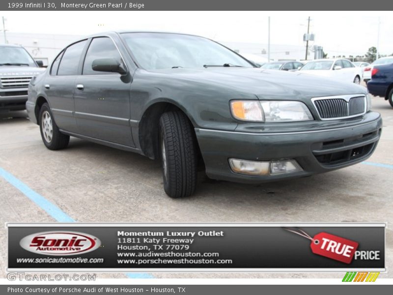 Monterey Green Pearl / Beige 1999 Infiniti I 30