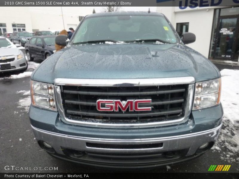 Stealth Gray Metallic / Ebony 2010 GMC Sierra 1500 SLE Crew Cab 4x4