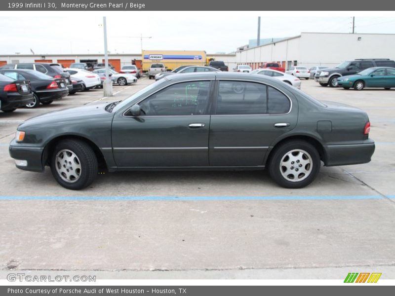 Monterey Green Pearl / Beige 1999 Infiniti I 30