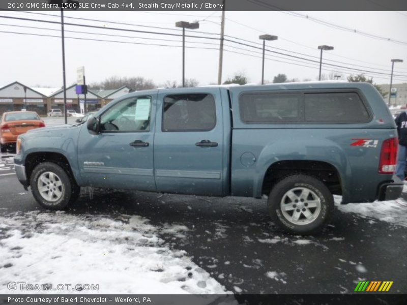  2010 Sierra 1500 SLE Crew Cab 4x4 Stealth Gray Metallic