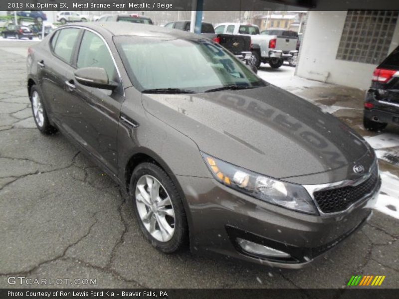 Front 3/4 View of 2013 Optima EX