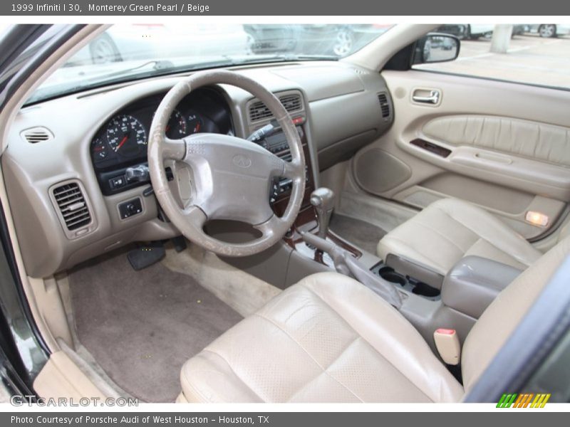 Monterey Green Pearl / Beige 1999 Infiniti I 30