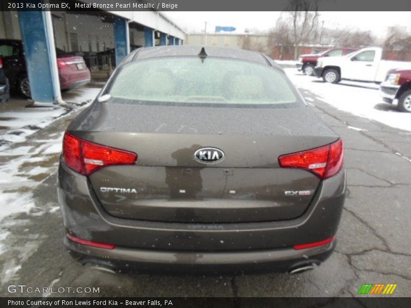 Metal Bronze Pearl Metallic / Beige 2013 Kia Optima EX
