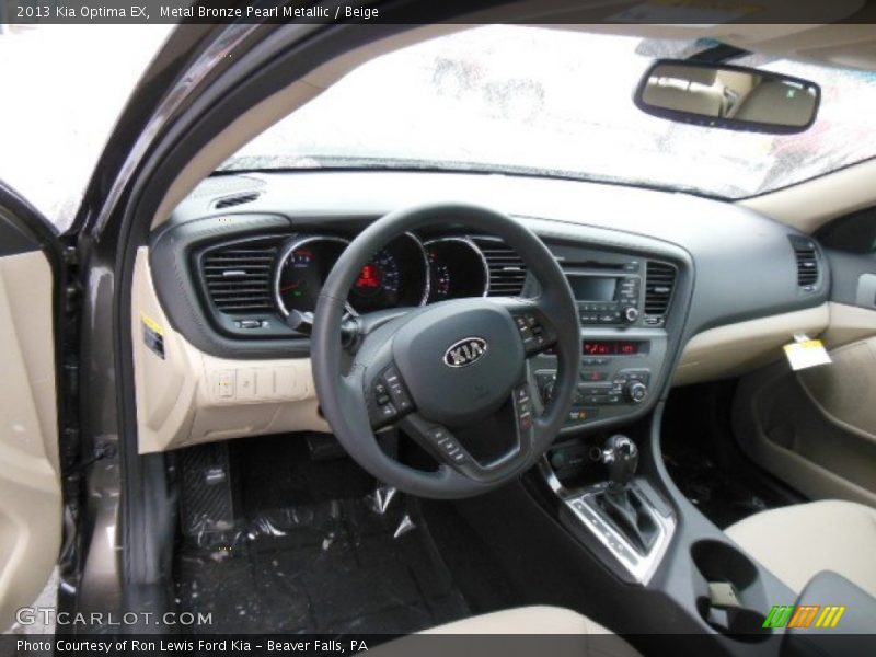 Dashboard of 2013 Optima EX
