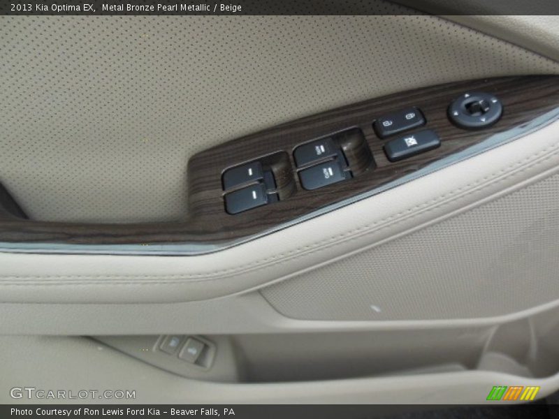 Metal Bronze Pearl Metallic / Beige 2013 Kia Optima EX