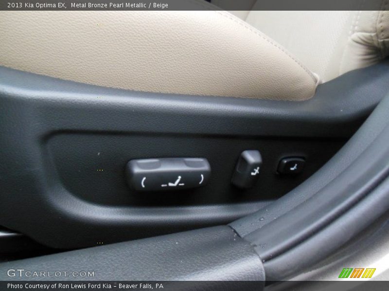 Metal Bronze Pearl Metallic / Beige 2013 Kia Optima EX