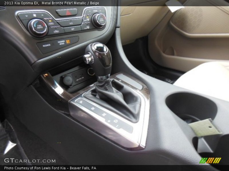  2013 Optima EX 6 Speed Sportmatic Automatic Shifter
