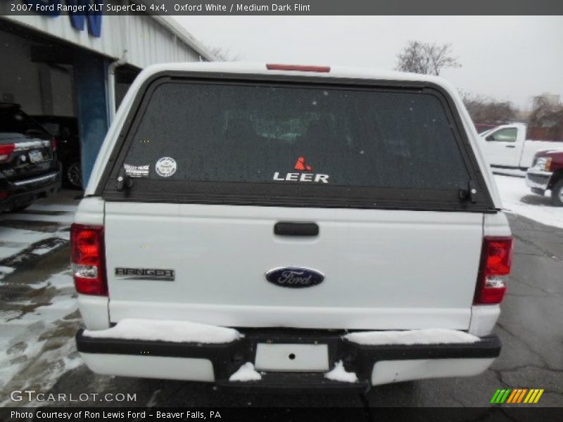 Oxford White / Medium Dark Flint 2007 Ford Ranger XLT SuperCab 4x4