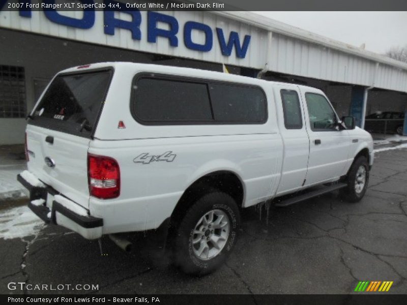 Oxford White / Medium Dark Flint 2007 Ford Ranger XLT SuperCab 4x4
