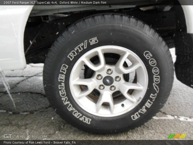 Oxford White / Medium Dark Flint 2007 Ford Ranger XLT SuperCab 4x4