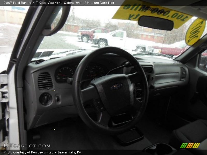 Oxford White / Medium Dark Flint 2007 Ford Ranger XLT SuperCab 4x4