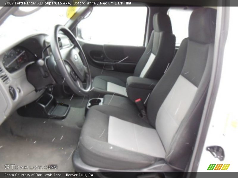 Oxford White / Medium Dark Flint 2007 Ford Ranger XLT SuperCab 4x4