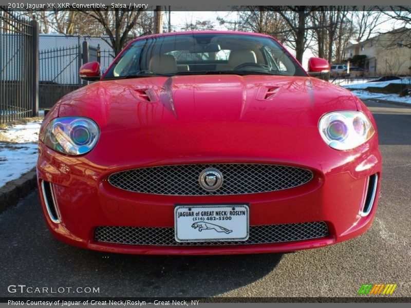 Salsa / Ivory 2010 Jaguar XK XKR Convertible