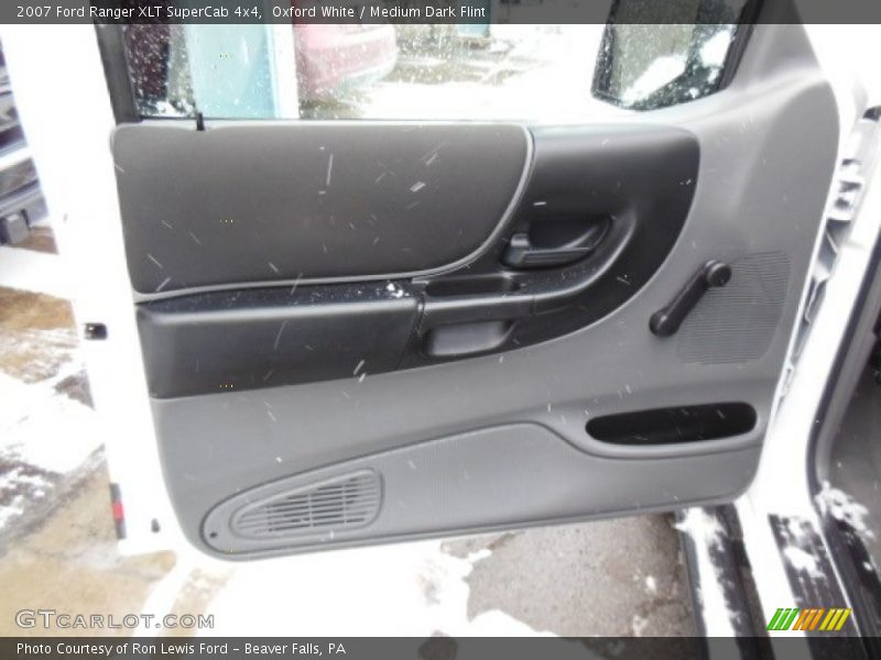 Oxford White / Medium Dark Flint 2007 Ford Ranger XLT SuperCab 4x4