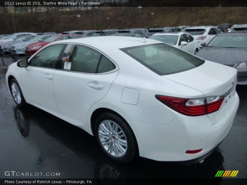 Starfire White Pearl / Parchment 2013 Lexus ES 350
