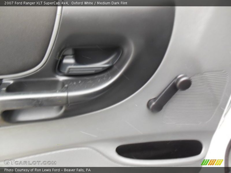 Oxford White / Medium Dark Flint 2007 Ford Ranger XLT SuperCab 4x4