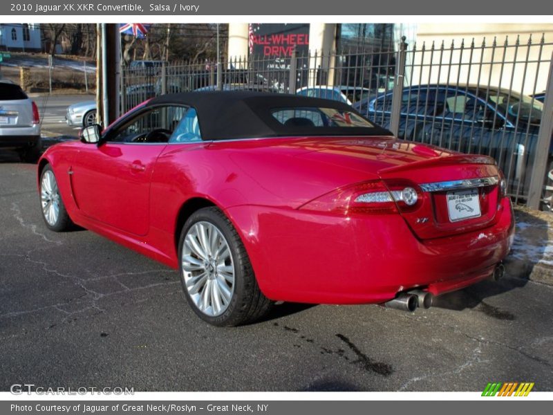 Salsa / Ivory 2010 Jaguar XK XKR Convertible