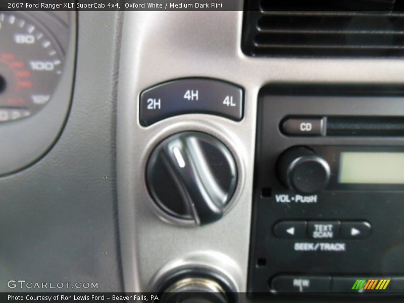 Oxford White / Medium Dark Flint 2007 Ford Ranger XLT SuperCab 4x4