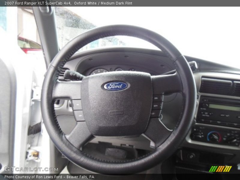 Oxford White / Medium Dark Flint 2007 Ford Ranger XLT SuperCab 4x4