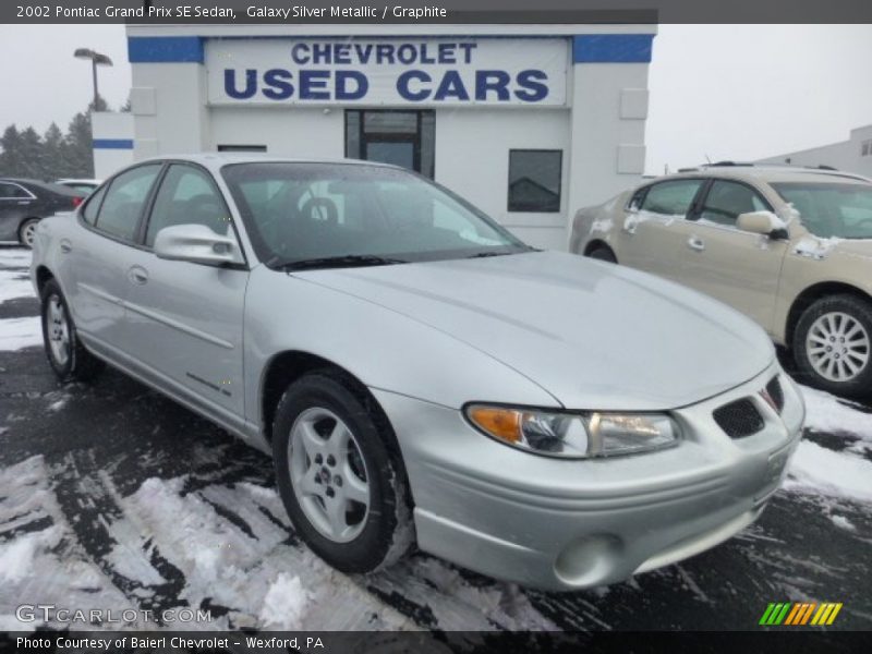 Galaxy Silver Metallic / Graphite 2002 Pontiac Grand Prix SE Sedan