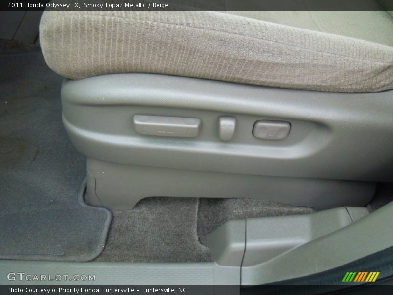 Smoky Topaz Metallic / Beige 2011 Honda Odyssey EX