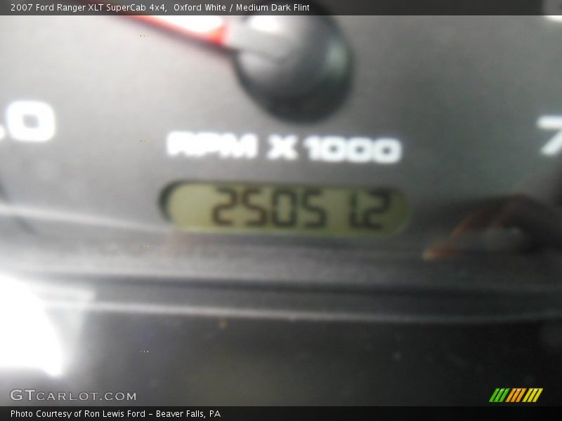 Oxford White / Medium Dark Flint 2007 Ford Ranger XLT SuperCab 4x4