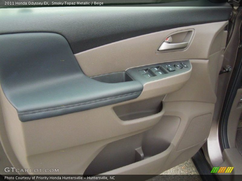 Smoky Topaz Metallic / Beige 2011 Honda Odyssey EX