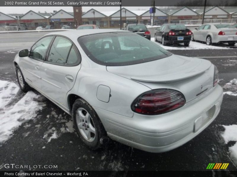 Galaxy Silver Metallic / Graphite 2002 Pontiac Grand Prix SE Sedan