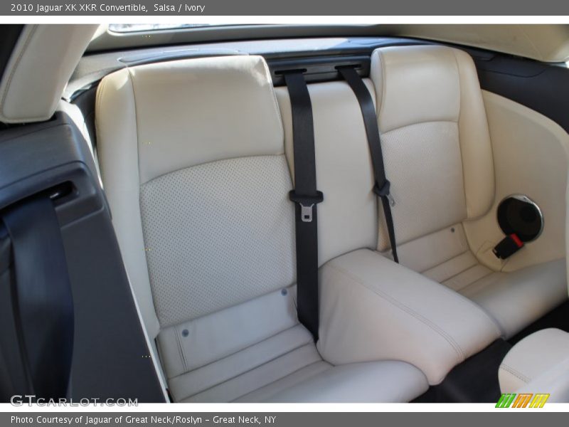 Rear Seat of 2010 XK XKR Convertible