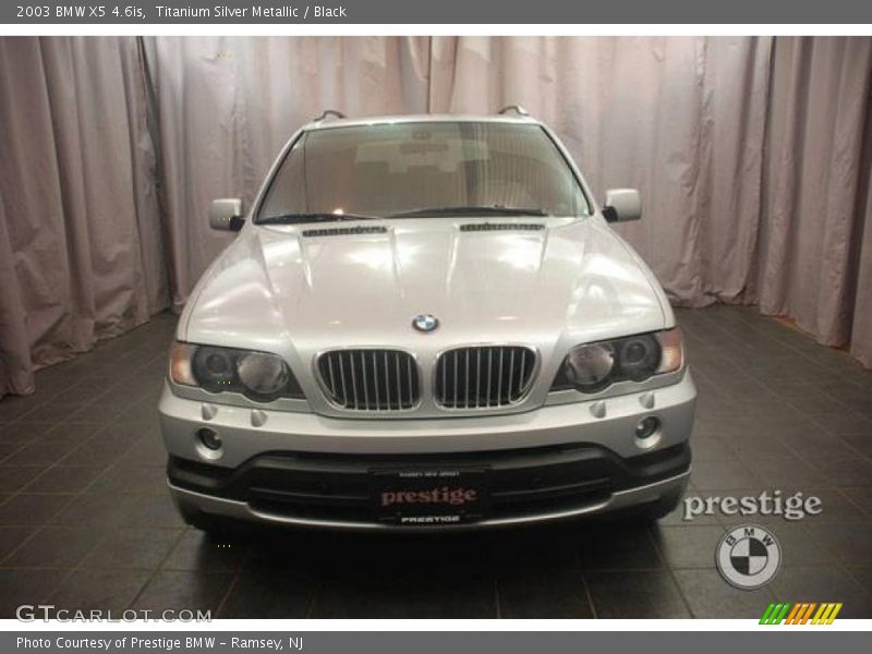 Titanium Silver Metallic / Black 2003 BMW X5 4.6is
