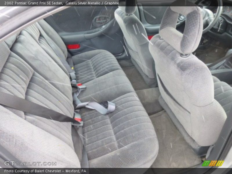 Galaxy Silver Metallic / Graphite 2002 Pontiac Grand Prix SE Sedan