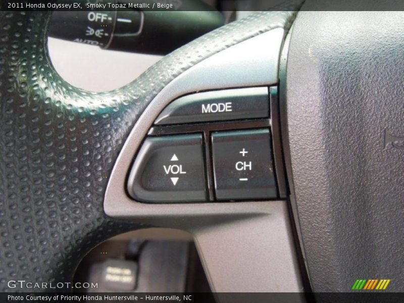 Smoky Topaz Metallic / Beige 2011 Honda Odyssey EX