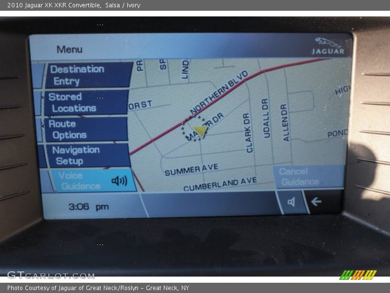 Navigation of 2010 XK XKR Convertible