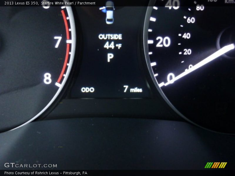 Starfire White Pearl / Parchment 2013 Lexus ES 350