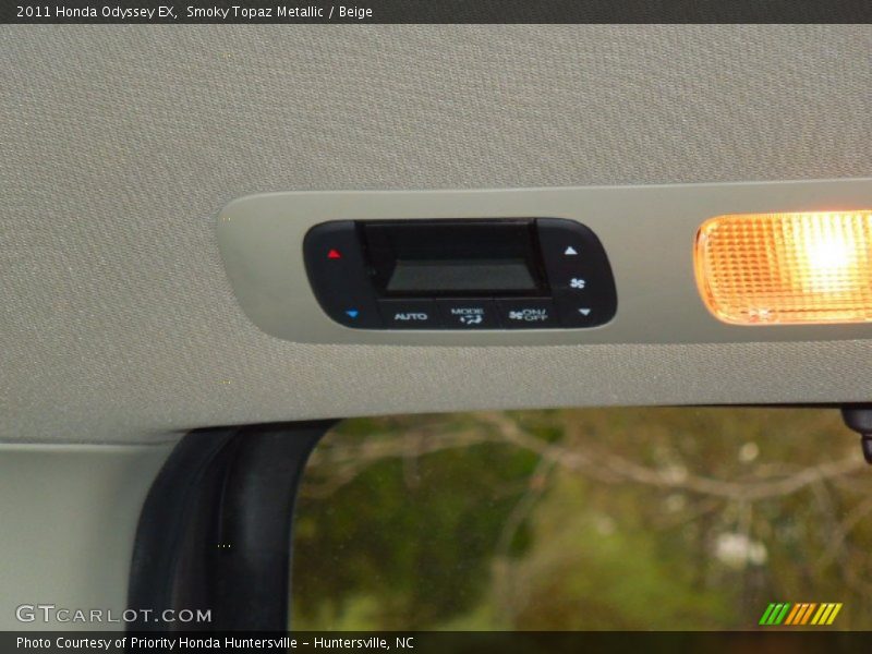 Smoky Topaz Metallic / Beige 2011 Honda Odyssey EX