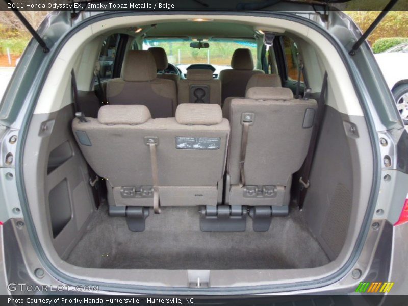 Smoky Topaz Metallic / Beige 2011 Honda Odyssey EX