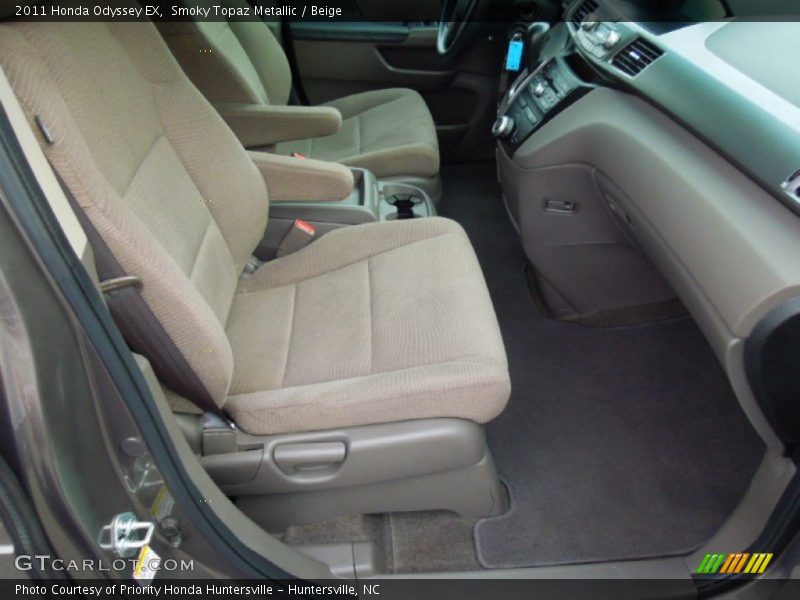 Smoky Topaz Metallic / Beige 2011 Honda Odyssey EX