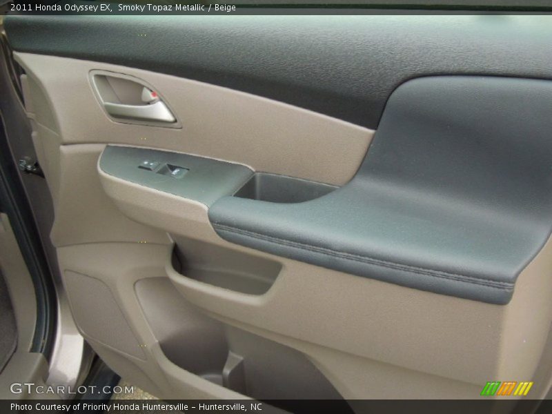 Smoky Topaz Metallic / Beige 2011 Honda Odyssey EX