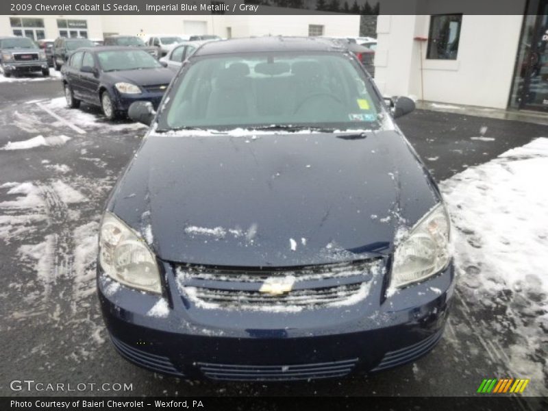 Imperial Blue Metallic / Gray 2009 Chevrolet Cobalt LS Sedan