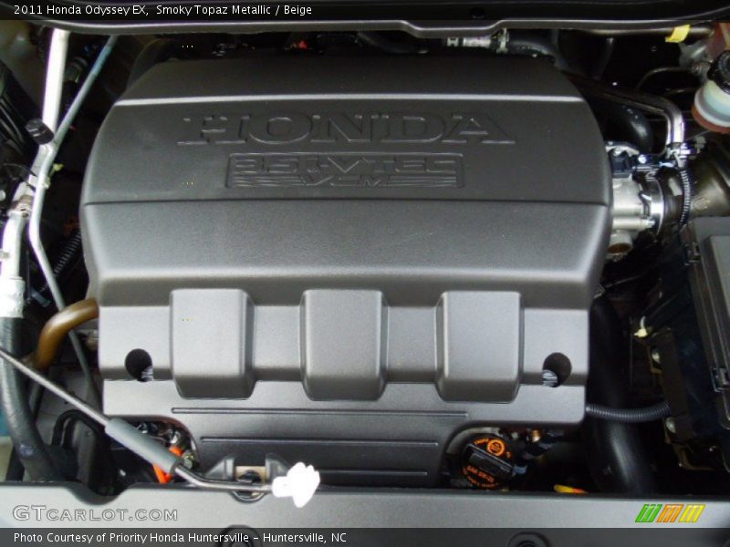 Smoky Topaz Metallic / Beige 2011 Honda Odyssey EX
